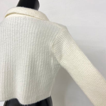 ノンヘッジ non-hedge シャギーボタンポロ （オフホワイト）｜詳細画像
