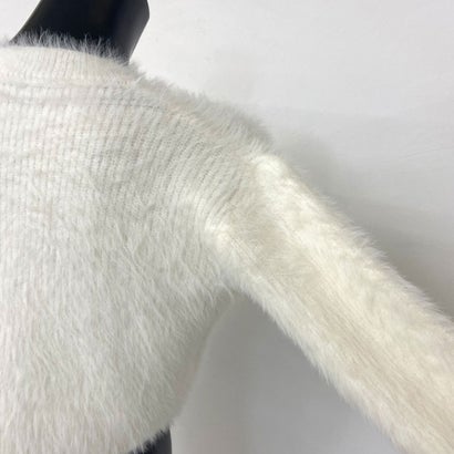 ノンヘッジ non-hedge シャギーニットショートプルオーバー （モカ）｜詳細画像