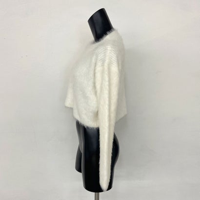 ノンヘッジ non-hedge シャギーニットショートプルオーバー （ベージュ）｜詳細画像