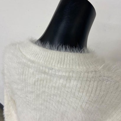 ノンヘッジ non-hedge シャギーニットショートプルオーバー （ベージュ）｜詳細画像