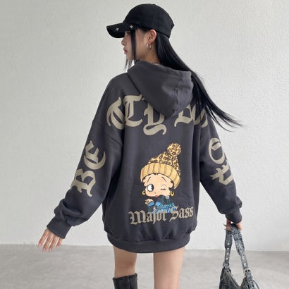 BETTYBOOPバックロゴパーカー （アイボリー）｜詳細画像