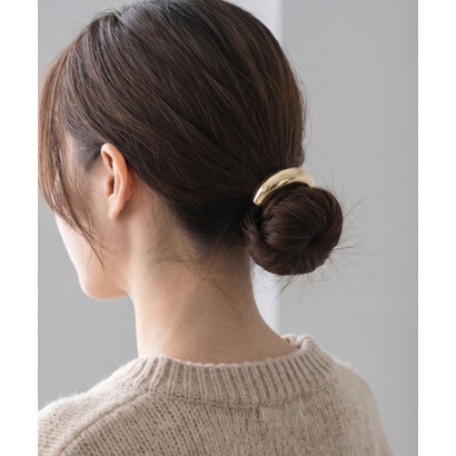 コレカラ colleca la シンプル アーチ型メタルヘアゴム （ゴールド）｜詳細画像