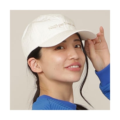 エヌエス23・パー・ニッサゴルフ NS23 par Nissa Golf ヒートキルトCAP （ホワイト）｜詳細画像