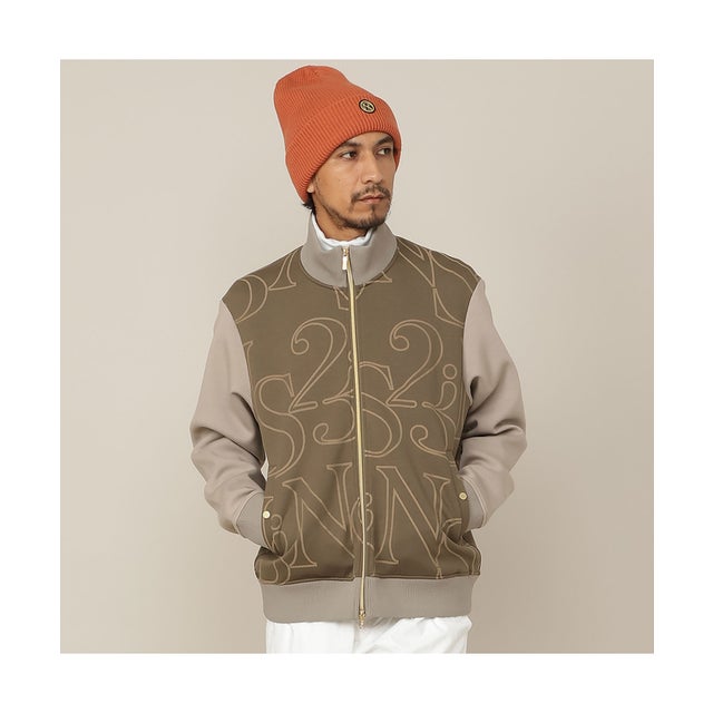 【Men's】NS23フロッキープリントジャージ （カーキ）