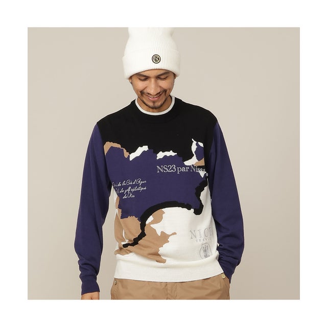 【Men's】MAPインターシャニット （ブラック）