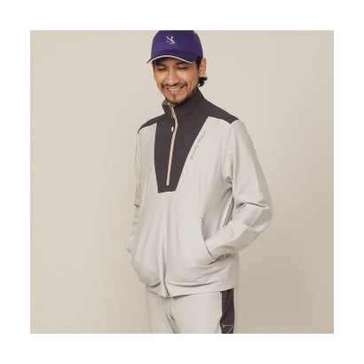【Men's】HEAT PERFORMAハーフZIP （ライトグレー）｜詳細画像