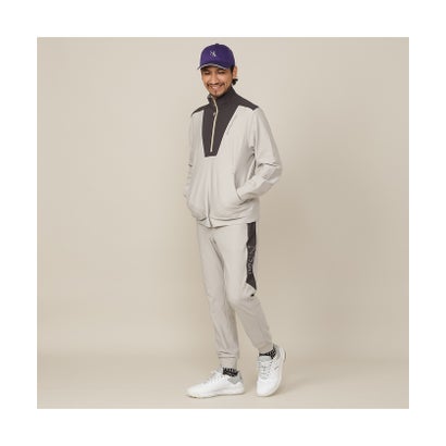 【Men's】HEAT PERFORMAハーフZIP （ライトグレー）｜詳細画像