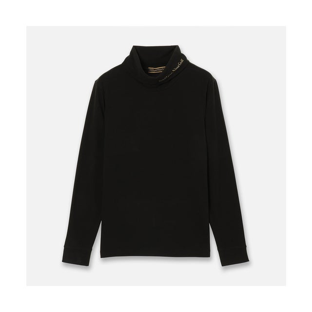 【Men's】吸湿発熱モックネック （ブラック）