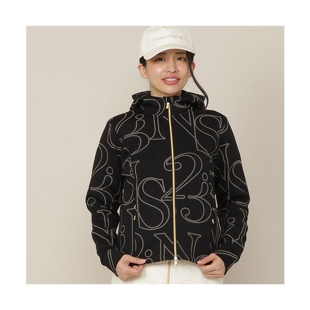 【Women's】NS23フロッキープリントジャージ （ブラック）