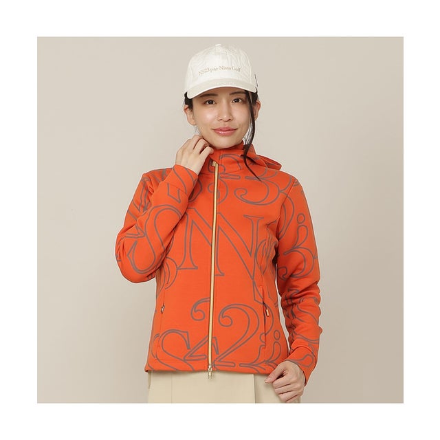 【Women's】NS23フロッキープリントジャージ （オレンジ）