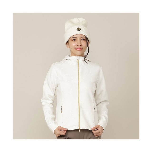 【Women's】NS23フロッキープリントジャージ （ホワイト）