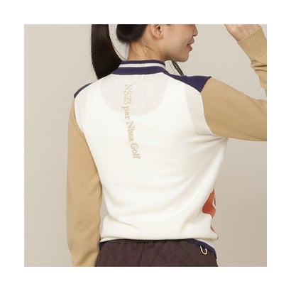 エヌエス23・パー・ニッサゴルフ NS23 par Nissa Golf 【Women's】MAPインターシャニット （オレンジ）｜詳細画像