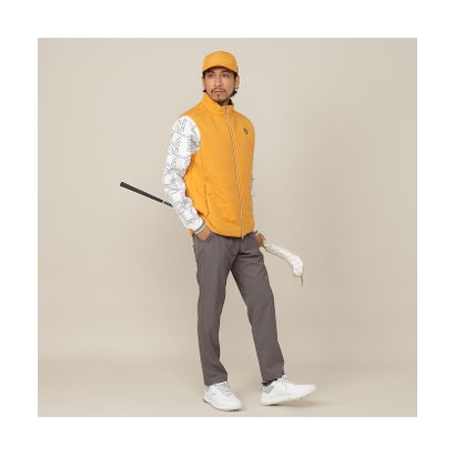 エヌエス23・パー・ニッサゴルフ NS23 par Nissa Golf 【Men's】NSヒートキルトベスト （オレンジ）｜詳細画像