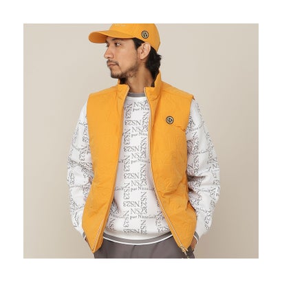 エヌエス23・パー・ニッサゴルフ NS23 par Nissa Golf 【Men's】NSヒートキルトベスト （ホワイト）｜詳細画像