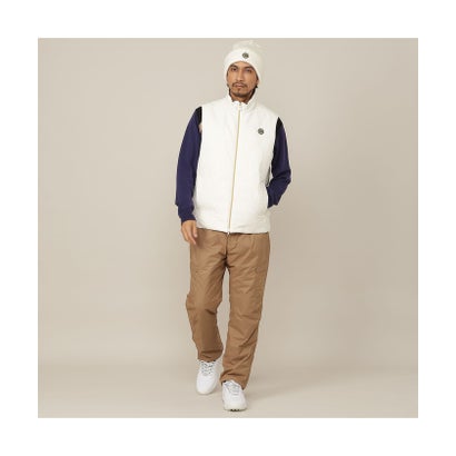 エヌエス23・パー・ニッサゴルフ NS23 par Nissa Golf 【Men's】NSヒートキルトベスト （ホワイト）｜詳細画像
