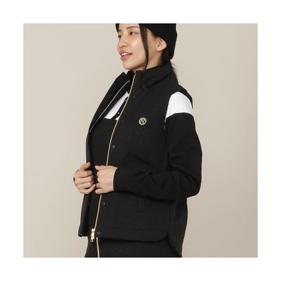 エヌエス23・パー・ニッサゴルフ NS23 par Nissa Golf 【Women's】NSヒートキルトベスト （ブラック）｜詳細画像