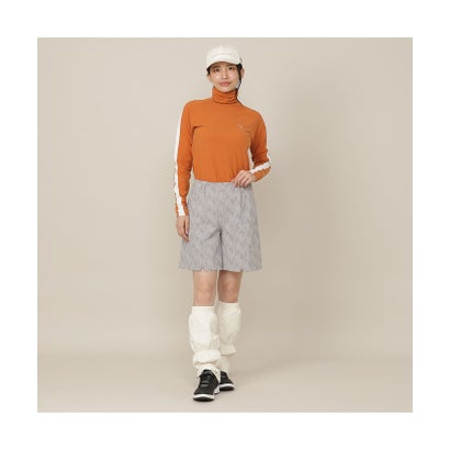 【Women's】吸湿発熱モックネック （ダークブルー）｜詳細画像