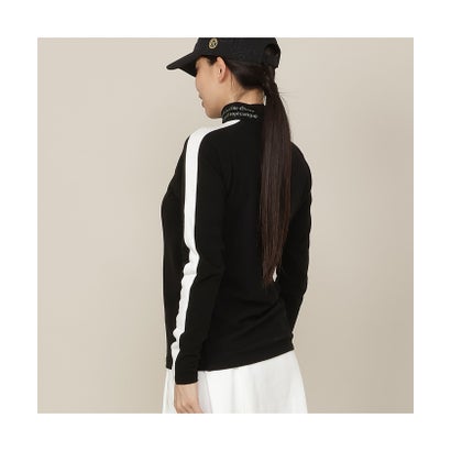 【Women's】吸湿発熱モックネック （ホワイト）｜詳細画像