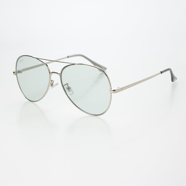 AVIATOR TEAR DROP SUNGLASSES （スモークグリーン）