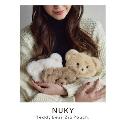 ヌクイ NUKY 充電式カイロ用 ベアカバー カイロ用カバー ポーチ （バター）｜詳細画像