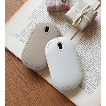 充電式カイロ モニター付き【返品不可商品】 （ラテ）｜詳細画像