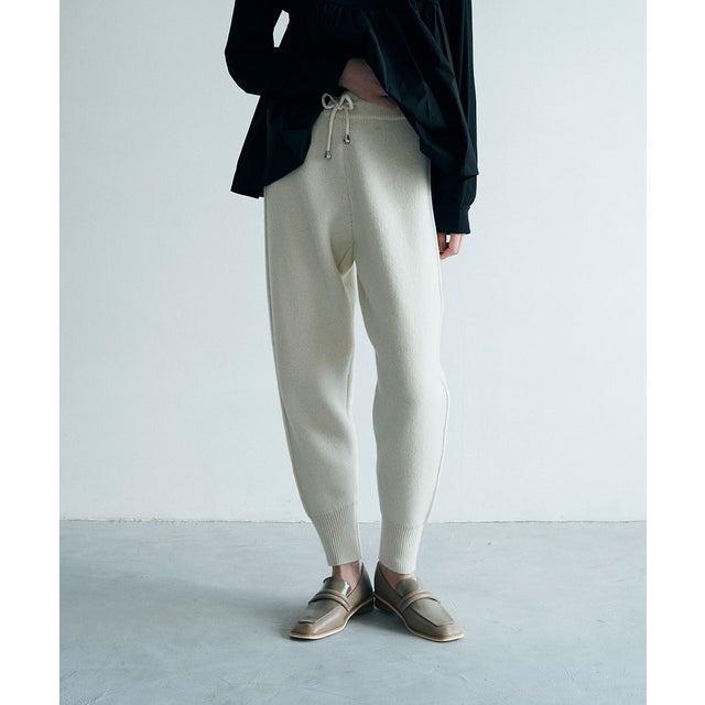 KNIT JOGGER PANTS （IVORY）