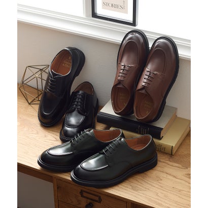 ロンドンシューメイク オックスフォード アンド ダービー London Shoe Make Oxford and Derby Uチップ レースアップ ドレスシューズ （BL）｜詳細画像