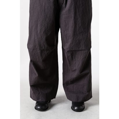 EASY WIDE TROUSERS （OFF BLACK）｜詳細画像