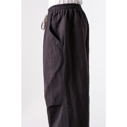 EASY WIDE TROUSERS （OFF BLACK）｜詳細画像