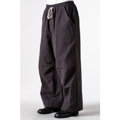EASY WIDE TROUSERS （OFF BLACK）｜詳細画像