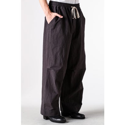EASY WIDE TROUSERS （OFF BLACK）｜詳細画像