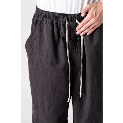 EASY WIDE TROUSERS （OFF BLACK）｜詳細画像