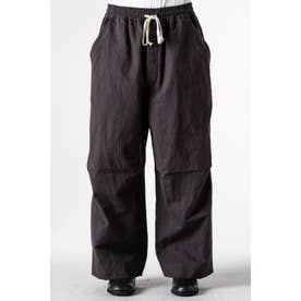 EASY WIDE TROUSERS （OFF BLACK）