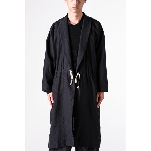 O PROJECT LONG ROBE BLACK