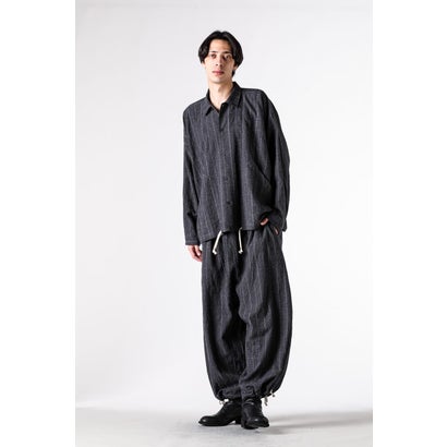 BALLOON TROUSERS （GREY STRIPE）｜詳細画像