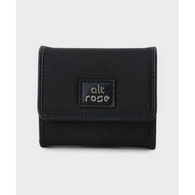フロントプレート三つ折り財布 （ブラック(019)）