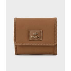 フロントプレート三つ折り財布 （キャメルブラウン(041)）