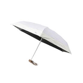 【Wpc．】完全遮光 遮光率・UVカット率100％ 日傘 折りたたみ傘 完全遮光 切り継ぎタイニー ミニ （パープル(083)）