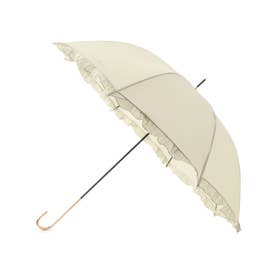 フェミニンフリル 雨傘 長傘 （ベージュ(052)）