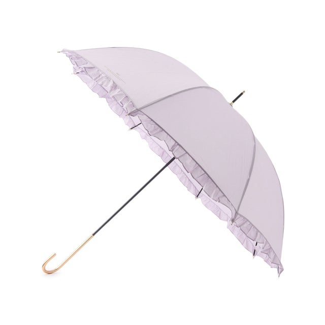 
                    フェミニンフリル 雨傘 長傘 （パープル(083)）
