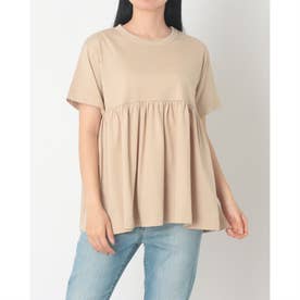 ステムエンブレム Tシャツ （ベージュ）