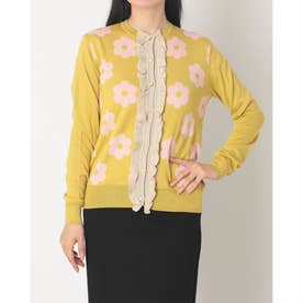 オーラ・カイリー Orla Kiely フラワーパワー カーディガン （ネイビー