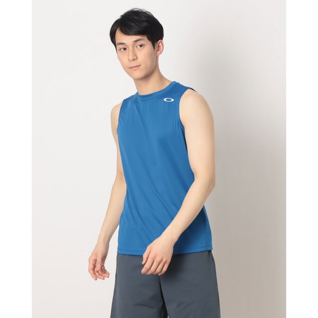メンズ ノースリーブ機能シャツ FOUNDATIONAL TECH NS CREW 1.0 FOA409007 （ULTRA MARINE）
