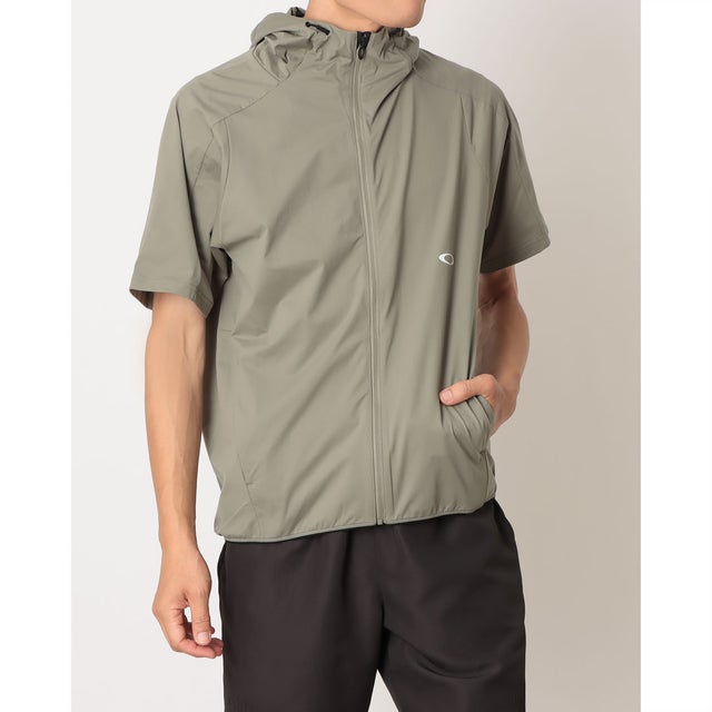 メンズ クロスジャケット O-TECH COLD UV CUT S/S JACKET 1.0 FOA409472 （BOULDER GREEN）