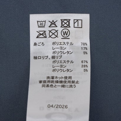 メンズ スウェットパーカー BORDERLESS FLEECE HOODIE STATEMENT FOA409615 （BLUE MIRAGE）｜詳細画像