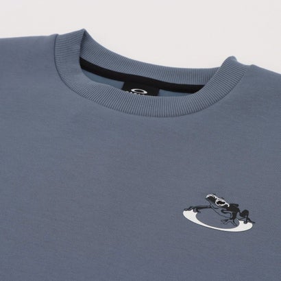 メンズ スウェットトレーナー BORDERLESS FLEECE CREW CHILL FOA409614 （BLUE MIRAGE）｜詳細画像