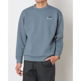 メンズ スウェットトレーナー BORDERLESS FLEECE CREW CHILL FOA409614 （BLUE MIRAGE）