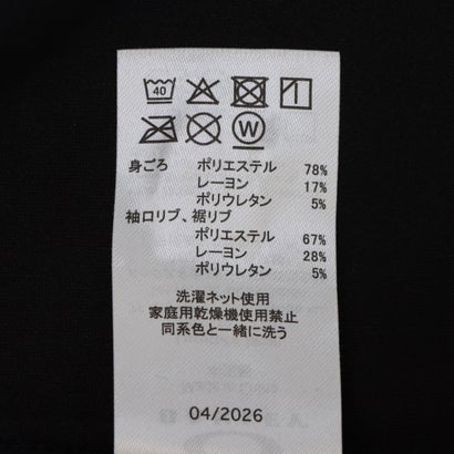 メンズ スウェットパーカー BORDERLESS FLEECE HOODIE STATEMENT FOA409615 （PITCH BLACK）｜詳細画像