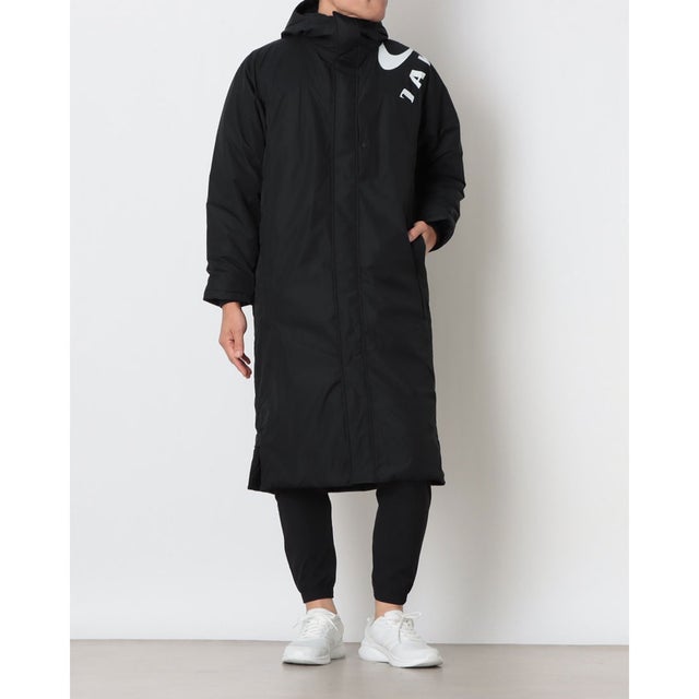 メンズ ベンチコート ENHANCE LONG COAT 16.7 FOA409482 （PITCH BLACK）