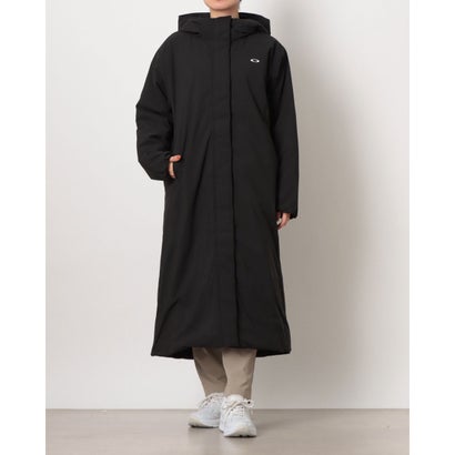 オークリー OAKLEY レディース ベンチコート RADIANT LONG COAT 12.0 FOA500973 （PITCH BLACK）｜詳細画像